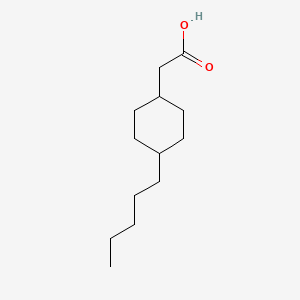 molecular formula C13H24O2 B3023523 2-(4-pentylcyclohexyl)acetic Acid CAS No. 74603-16-0