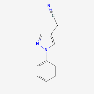 (1-phenyl-1H-pyrazol-4-yl)acetonitrile