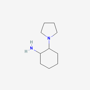 molecular formula C10H20N2 B3023537 2-(Pyrrolidin-1-yl)cyclohexanamine CAS No. 118768-63-1