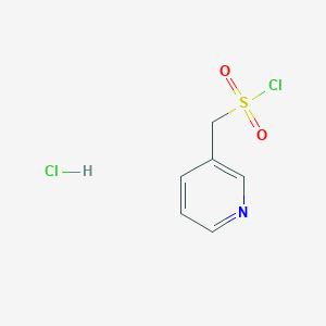 molecular formula C6H7Cl2NO2S B3023538 Pyridine-3-yl-methane sulfonyl chloride hydrochloride CAS No. 191105-35-8