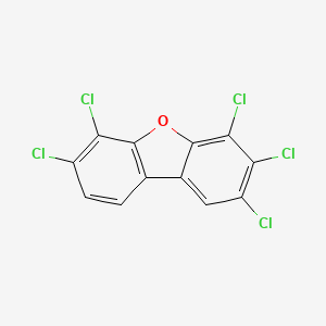 molecular formula C12H3Cl5O B3023543 2,3,4,6,7-Pentachlorodibenzofuran CAS No. 57117-43-8