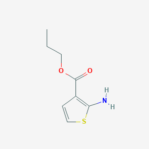 molecular formula C8H11NO2S B3023552 Propyl 2-aminothiophene-3-carboxylate CAS No. 31891-07-3