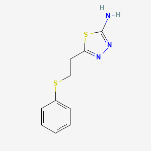5-[2-(Phenylsulfanyl)ethyl]-1,3,4-thiadiazol-2-amine