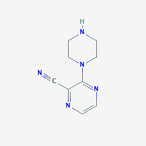 molecular formula C9H11N5 B3023561 3-(Piperazin-1-yl)pyrazine-2-carbonitrile CAS No. 306935-30-8