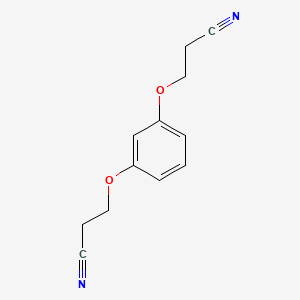 molecular formula C12H12N2O2 B3023567 3-[3-(2-Cyanoethoxy)phenoxy]propanenitrile CAS No. 3055-90-1
