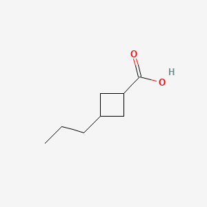 molecular formula C8H14O2 B3023574 3-propylcyclobutane-1-carboxylic acid CAS No. 66016-17-9