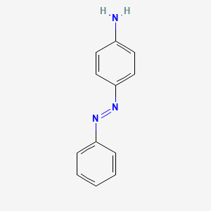 molecular formula C12H11N3 B3023576 4-Aminoazobenzene CAS No. 25548-34-9