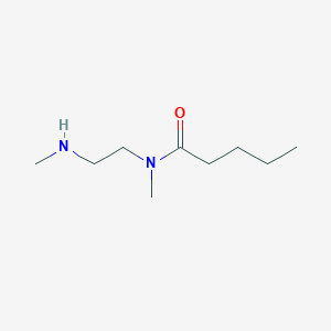 molecular formula C9H20N2O B3023591 Pentanoic acid methyl-(2-methylamino-ethyl)-amide CAS No. 917202-04-1