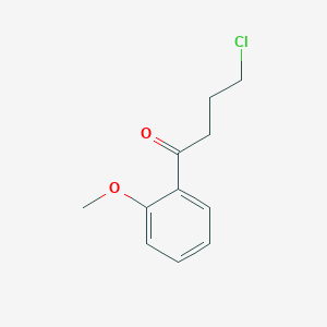 molecular formula C11H13ClO2 B3023670 4-Chloro-1-(2-methoxyphenyl)-1-oxobutane CAS No. 40877-17-6