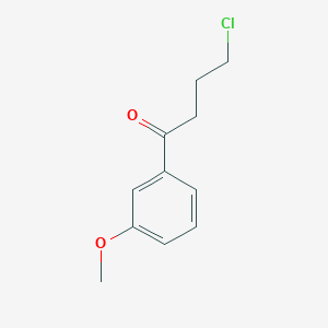 molecular formula C11H13ClO2 B3023671 4-Chloro-1-(3-methoxyphenyl)-1-oxobutane CAS No. 258882-48-3