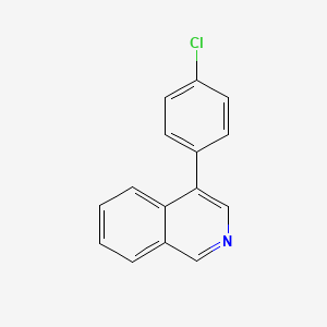 molecular formula C15H10ClN B3023679 4-(4-Chlorophenyl)isoquinoline CAS No. 1024438-75-2