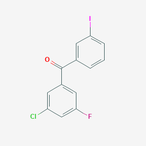 3-Chloro-5-fluoro-3'-iodobenzophenone