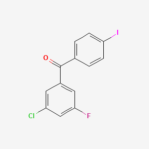 3-Chloro-5-fluoro-4'-iodobenzophenone