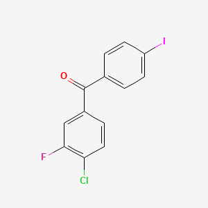 4-Chloro-3-fluoro-4'-iodobenzophenone