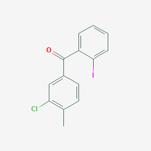 3-Chloro-2'-iodo-4-methylbenzophenone