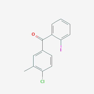 4-Chloro-2'-iodo-3-methylbenzophenone