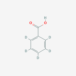 molecular formula C7H6O2 B030237 (2H5)benzoic acid CAS No. 1079-02-3