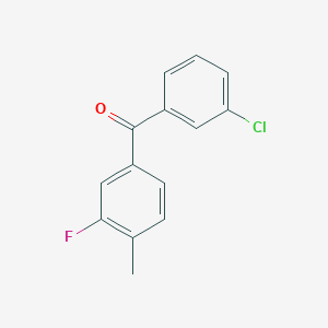 3-Chloro-3'-fluoro-4'-methylbenzophenone