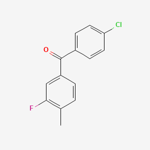 4-Chloro-3'-fluoro-4'-methylbenzophenone