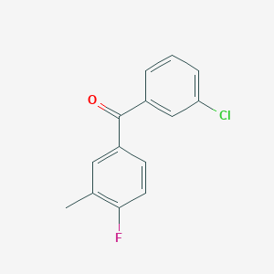 3-Chloro-4'-fluoro-3'-methylbenzophenone