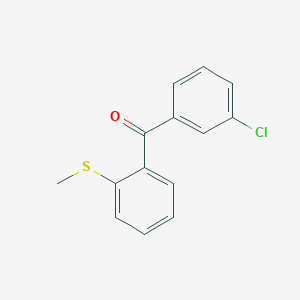 3-Chloro-2'-(thiomethyl)benzophenone