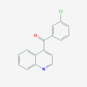 4-(3-Chlorobenzoyl)quinoline
