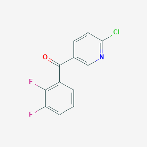 2-Chloro-5-(2,3-difluorobenzoyl)pyridine