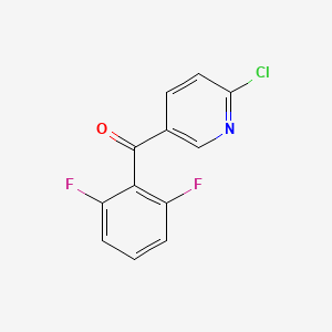 2-Chloro-5-(2,6-difluorobenzoyl)pyridine