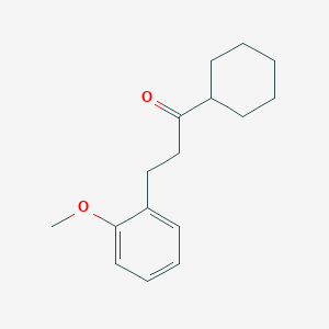 Cyclohexyl 2-(2-methoxyphenyl)ethyl ketone