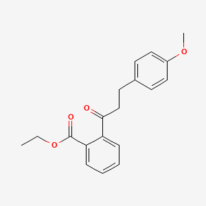 2'-Carboethoxy-3-(4-methoxyphenyl)propiophenone