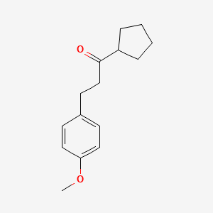 Cyclopentyl 2-(4-methoxyphenyl)ethyl ketone