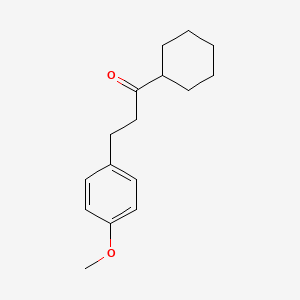 Cyclohexyl 2-(4-methoxyphenyl)ethyl ketone