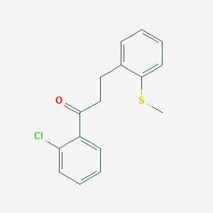 2'-Chloro-3-(2-thiomethylphenyl)propiophenone
