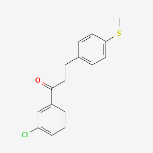 3'-Chloro-3-(4-thiomethylphenyl)propiophenone