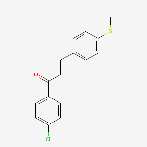 4'-Chloro-3-(4-thiomethylphenyl)propiophenone