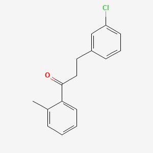 3-(3-Chlorophenyl)-2'-methylpropiophenone