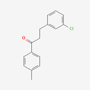 3-(3-Chlorophenyl)-4'-methylpropiophenone