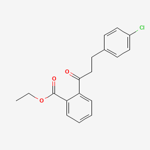 3-(4-Chlorophenyl)-2'-carboethoxypropiophenone