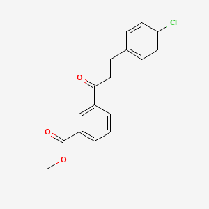 3-(4-Chlorophenyl)-3'-carboethoxypropiophenone