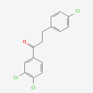 3-(4-Chlorophenyl)-3',4'-dichloropropiophenone