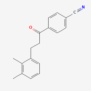 4'-Cyano-3-(2,3-dimethylphenyl)propiophenone