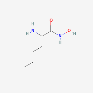 molecular formula C6H14N2O2 B3023843 2-amino-N-hydroxyhexanamide CAS No. 69749-17-3