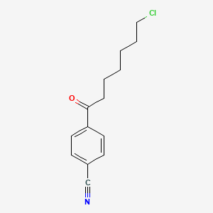 7-Chloro-1-(4-cyanophenyl)-1-oxoheptane