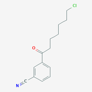 7-Chloro-1-(3-cyanophenyl)-1-oxoheptane