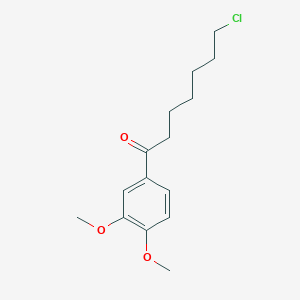 1-Chloro-7-(3,4-dimethoxyphenyl)-7-oxoheptane