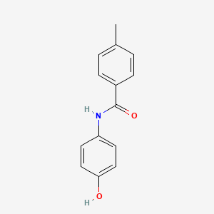 molecular formula C14H13NO2 B3023958 N-(4-hydroxyphenyl)-4-methylbenzamide CAS No. 23646-69-7