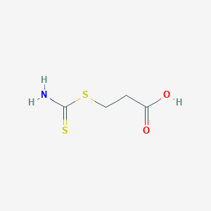 3-Carbamothioylsulfanylpropanoic acid
