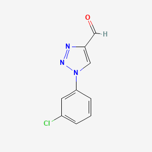 1-(3-chlorophenyl)-1H-1,2,3-triazole-4-carbaldehyde