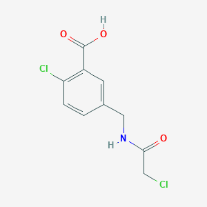 2-Chloro-5-{[(chloroacetyl)amino]methyl}benzoic acid