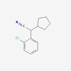(2-Chlorophenyl)(cyclopentyl)acetonitrile